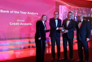 The Banker reconeix Crèdit Andorrà com a banc de l’any