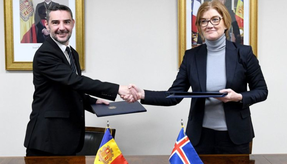 Andorra i Islàndia rubriquen un conveni de no doble imposició